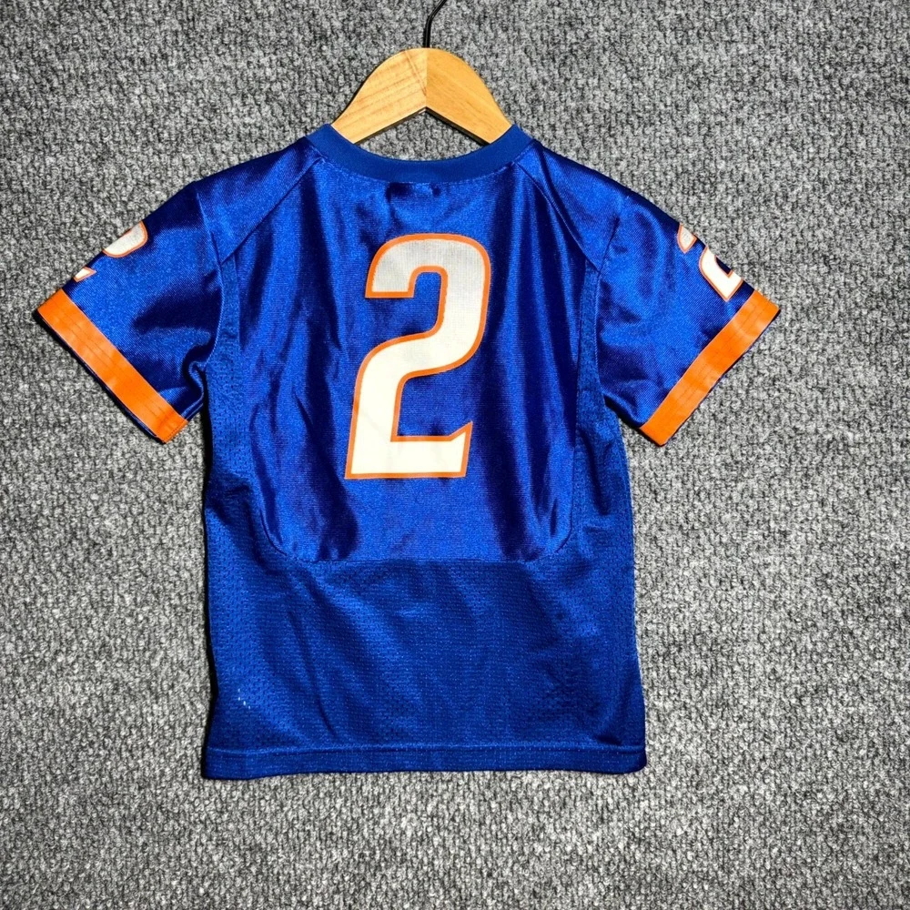 Boise State Broncos NCAA #2 Ashton Jeanty Nike Football Jersey Blue Kids Size 5